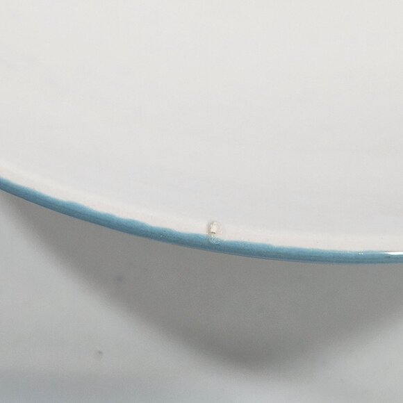 Vintage Mikasa Cera Stone Blue & White Small Dessert Fruit Bowls Set of 8 MCM - Picture 7 of 8